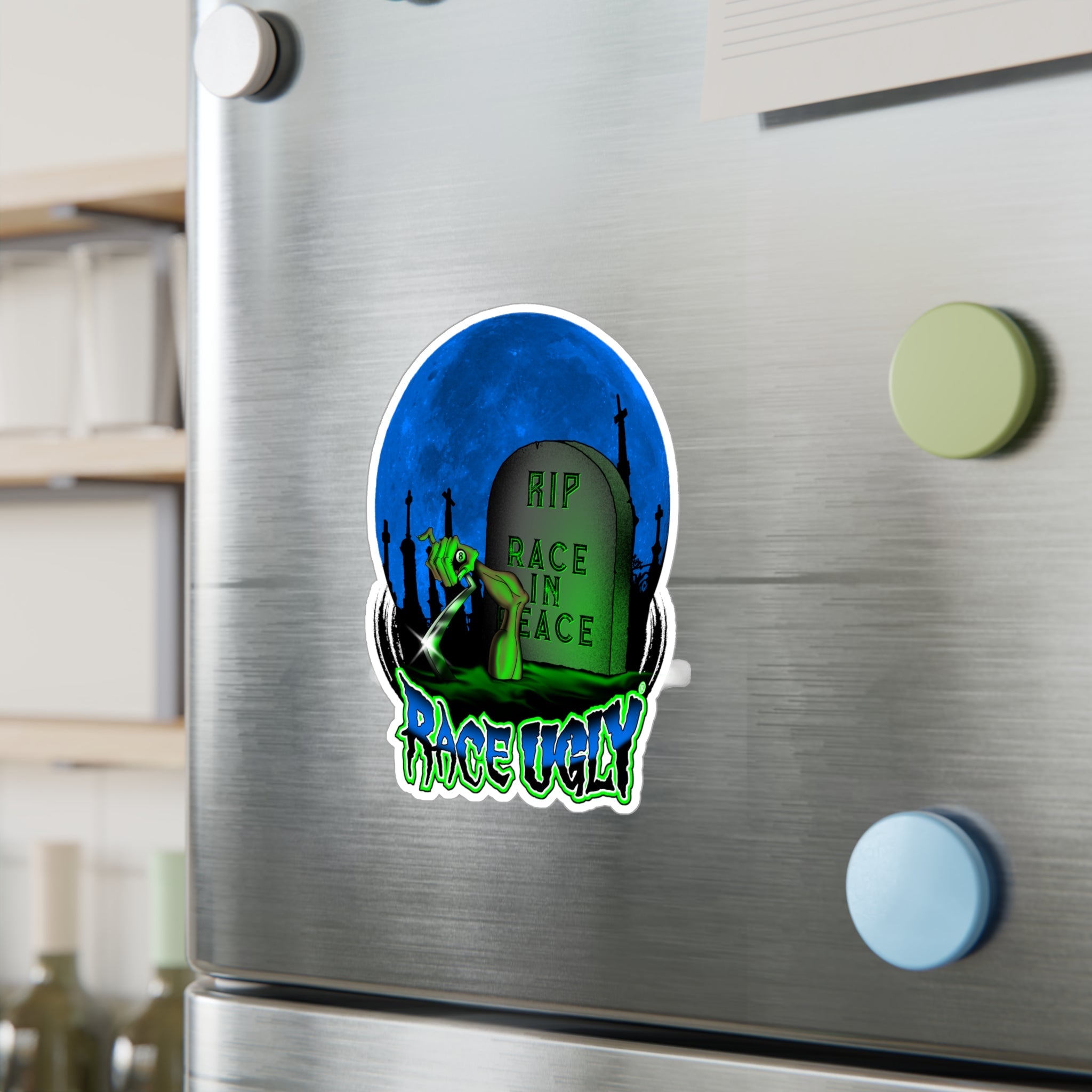 Kiss-Cut Vinyl Decals "RU TOMBSTONE"