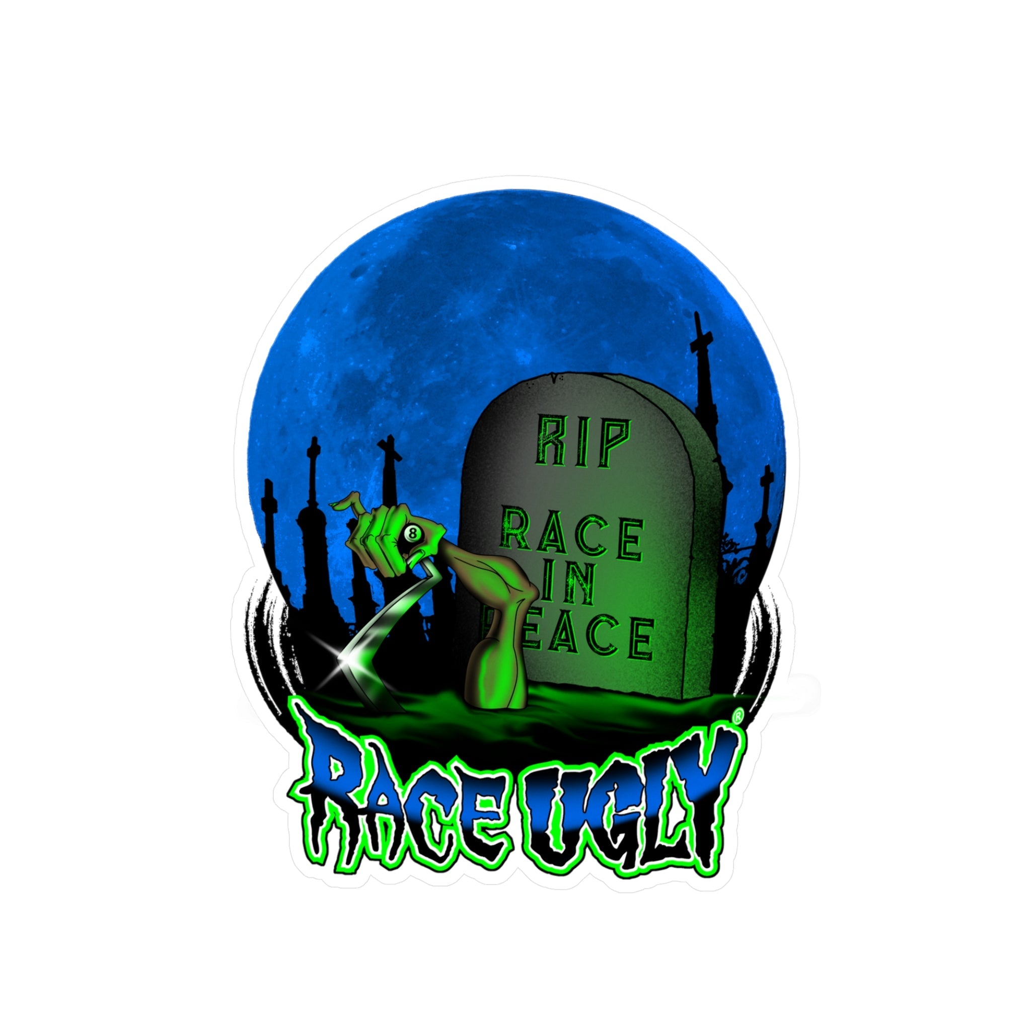 Kiss-Cut Vinyl Decals "RU TOMBSTONE"