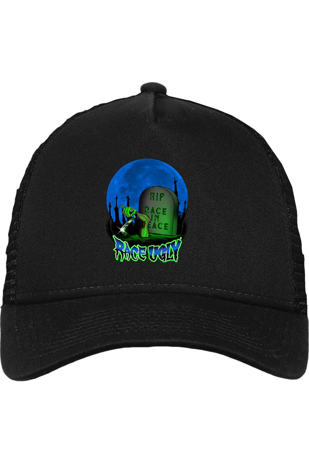 New Era Snapback Trucker Cap "RU TOMBSTONE"
