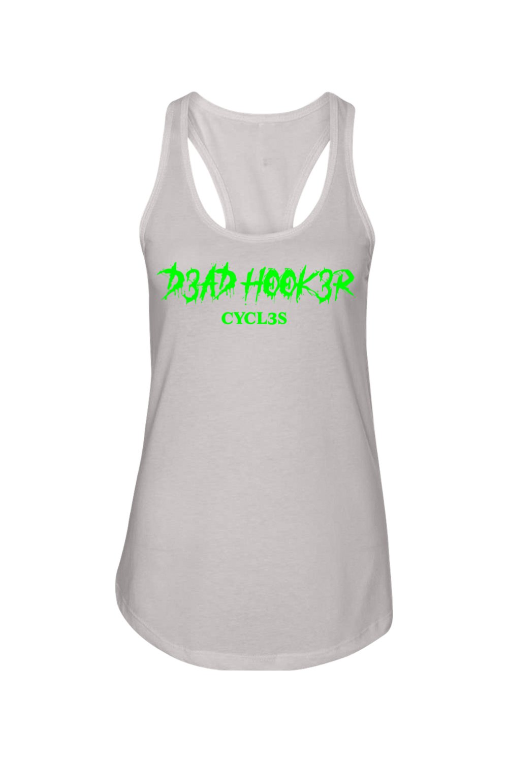 Next Level Ladies Racerback Tank "DHC GREEN"