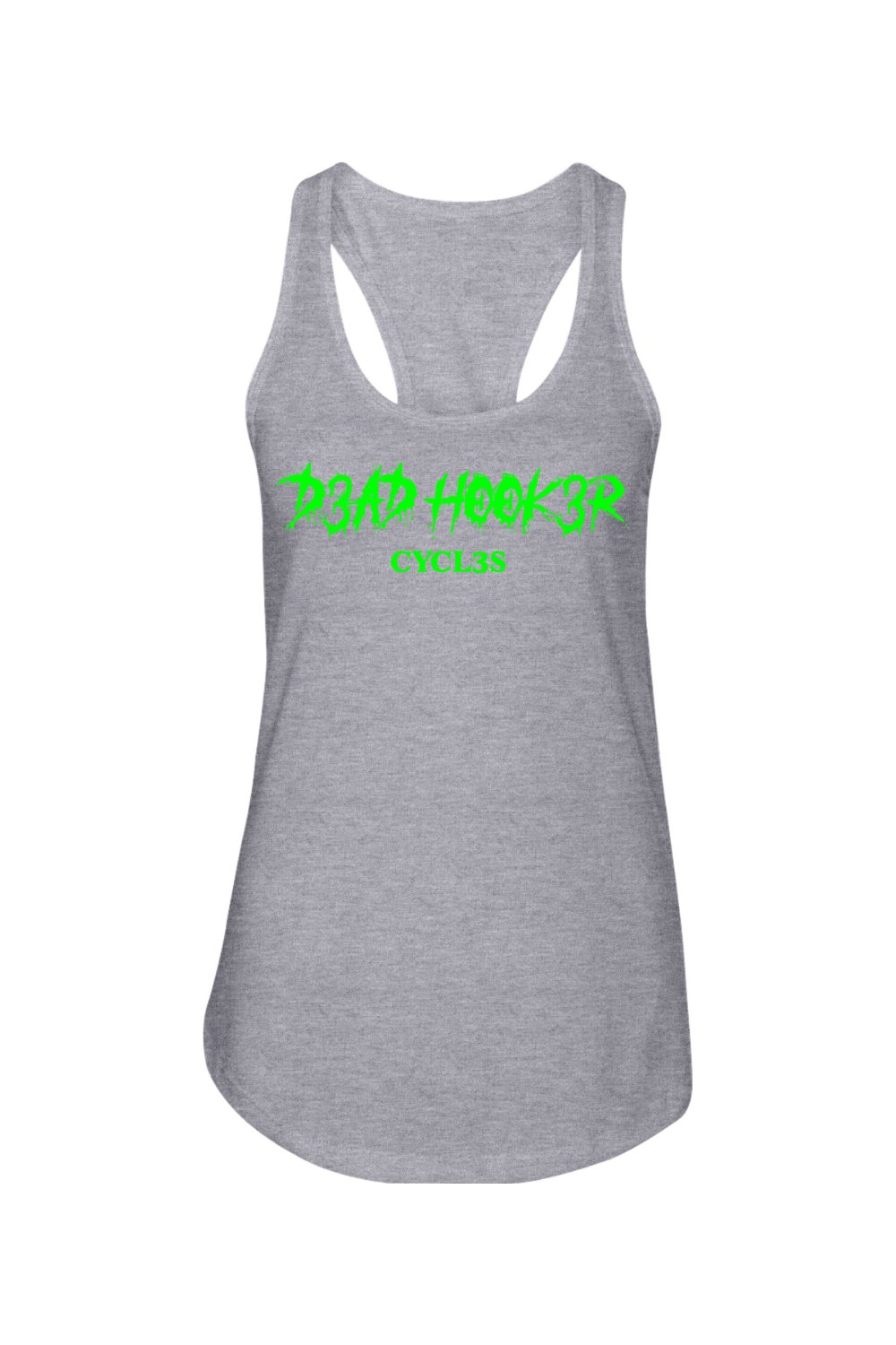 Next Level Ladies Racerback Tank "DHC GREEN"