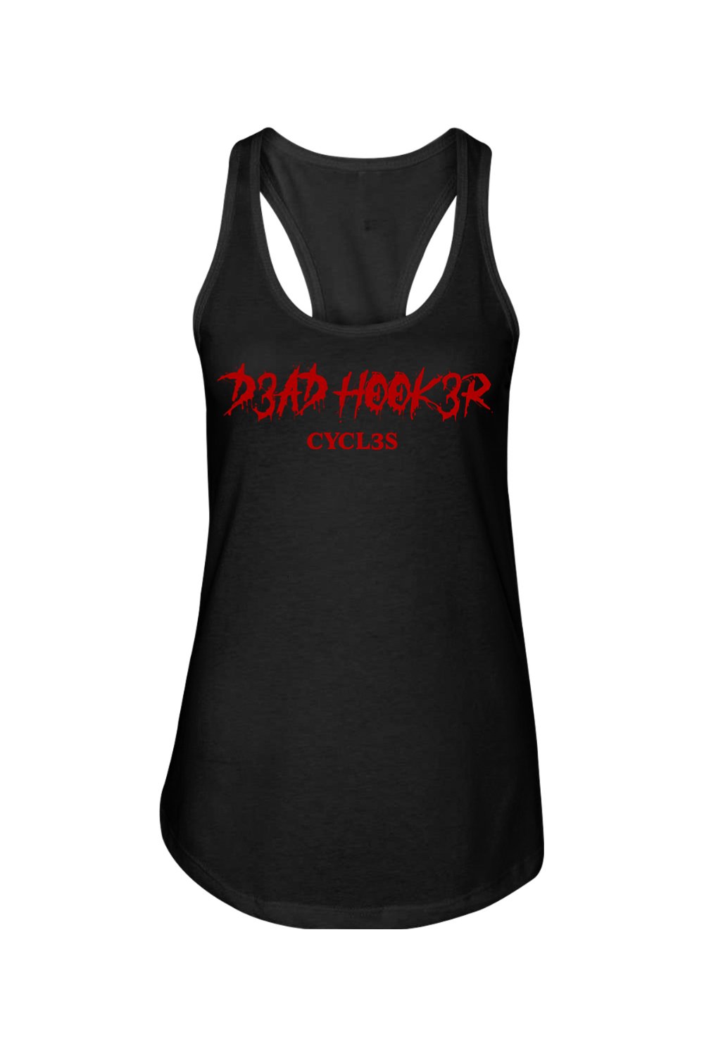 Next Level Ladies Racerback Tank "DHC RED"