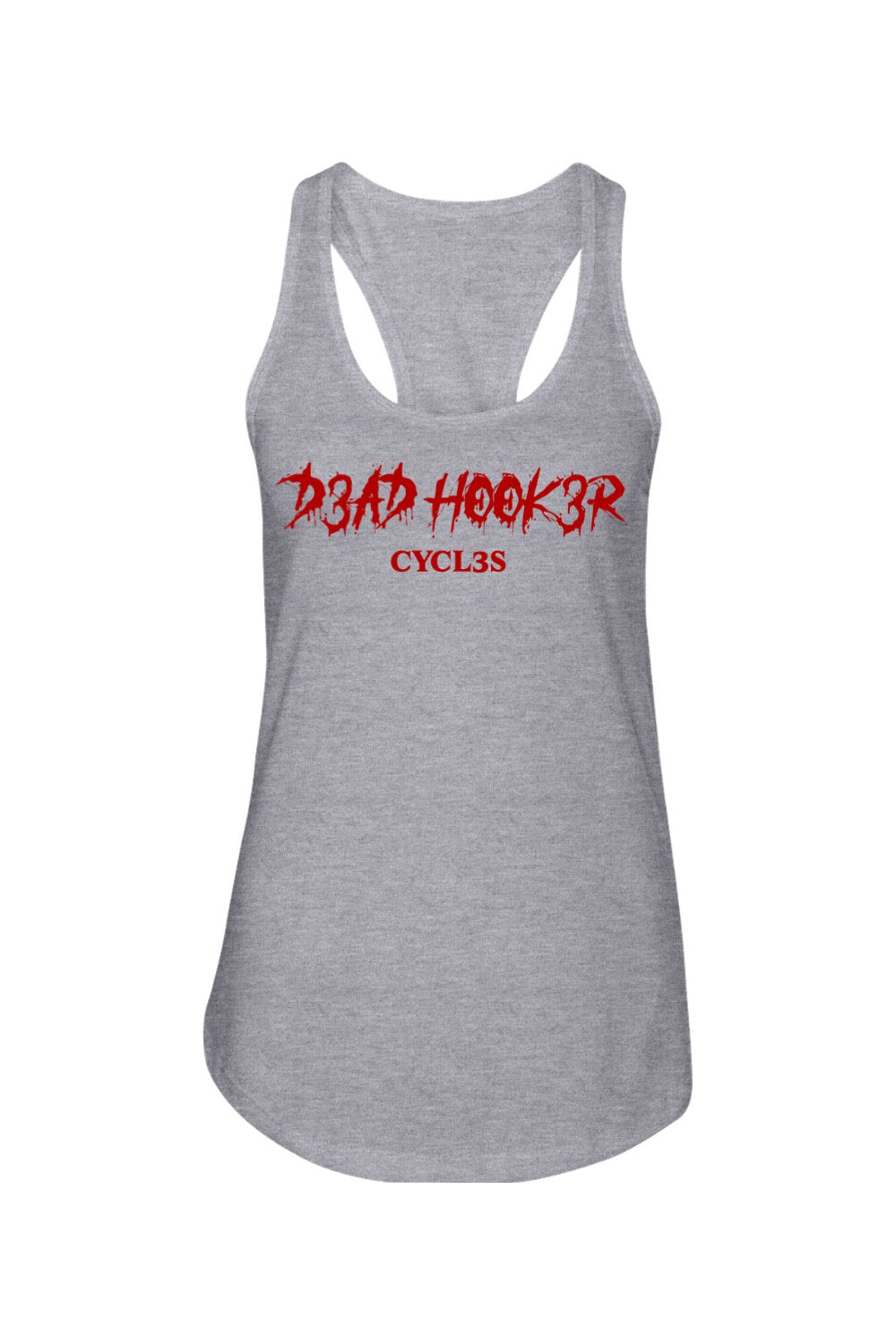 Next Level Ladies Racerback Tank "DHC RED"