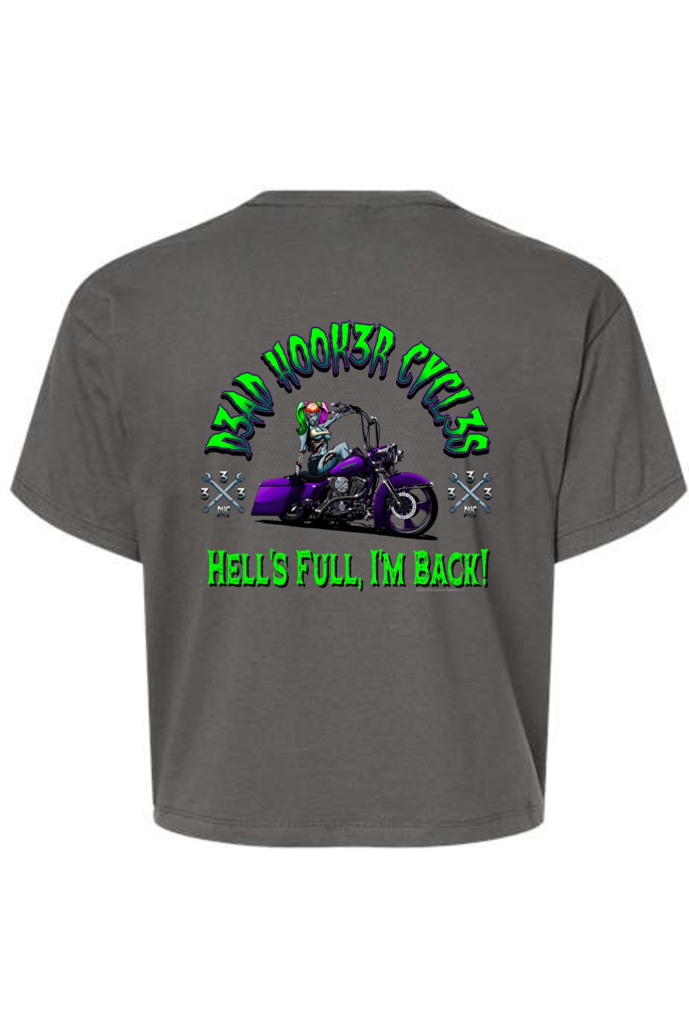 Next Level Women's Ideal Crop Top "DHC HELL'S FULL"