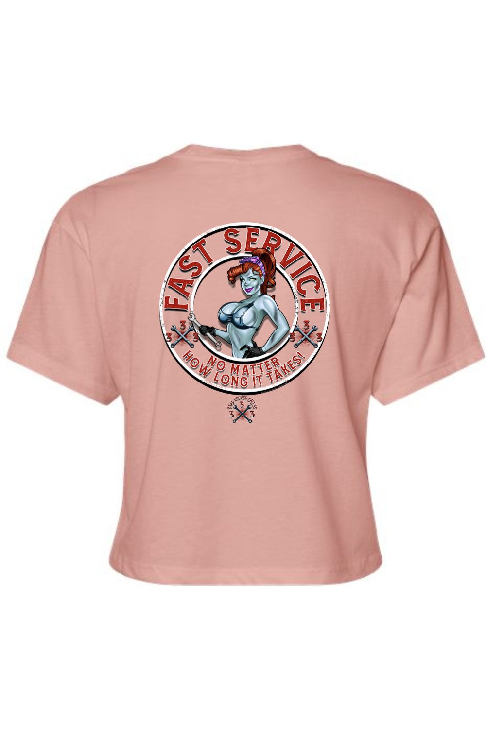 Next Level Women's Ideal Crop Top "FAST SERVICE"