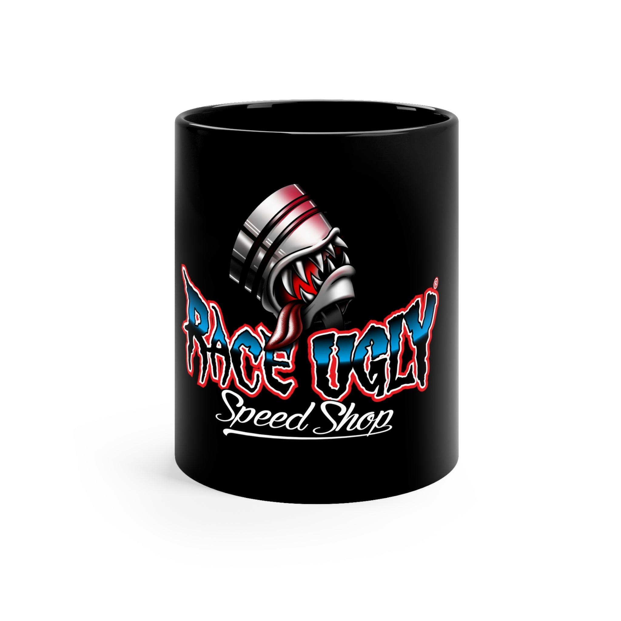 11oz Black Mug "RU PISTON" - 17