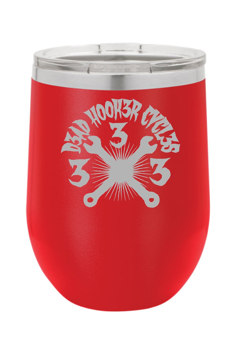 12oz Insulated Wine Tumbler "DHC 333" Engraved