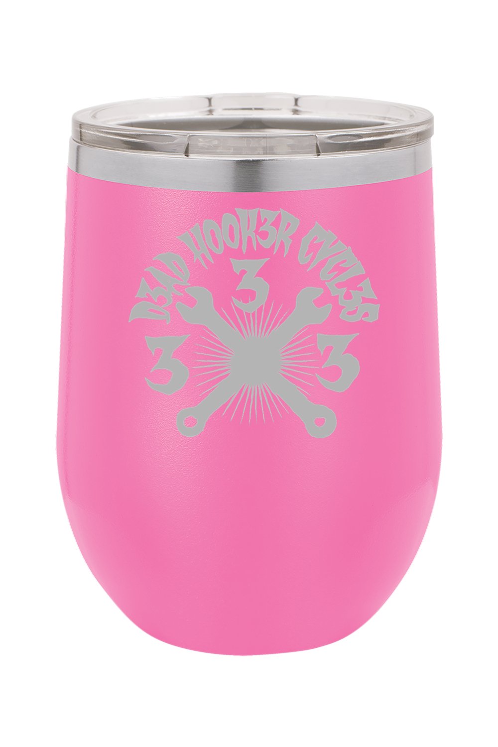 12oz Insulated Wine Tumbler "DHC 333" Engraved