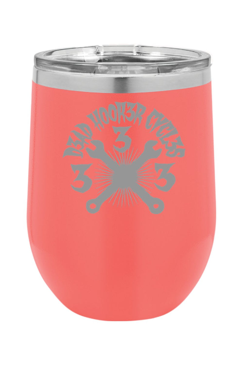 12oz Insulated Wine Tumbler "DHC 333" Engraved