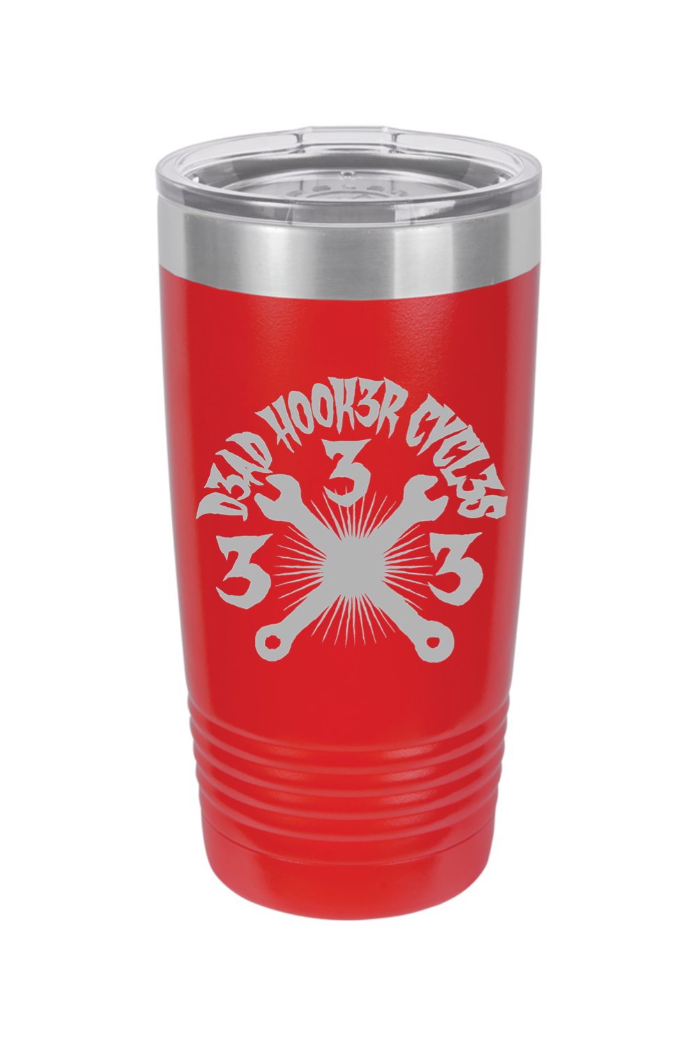 20oz Stainless Steel Tumbler "DHC 333" Engraved