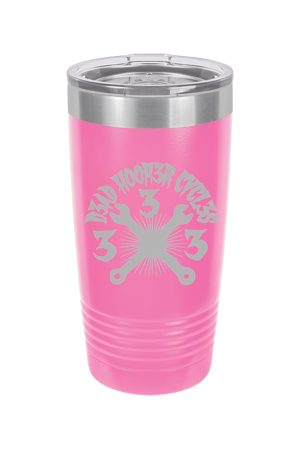 20oz Stainless Steel Tumbler "DHC 333" Engraved