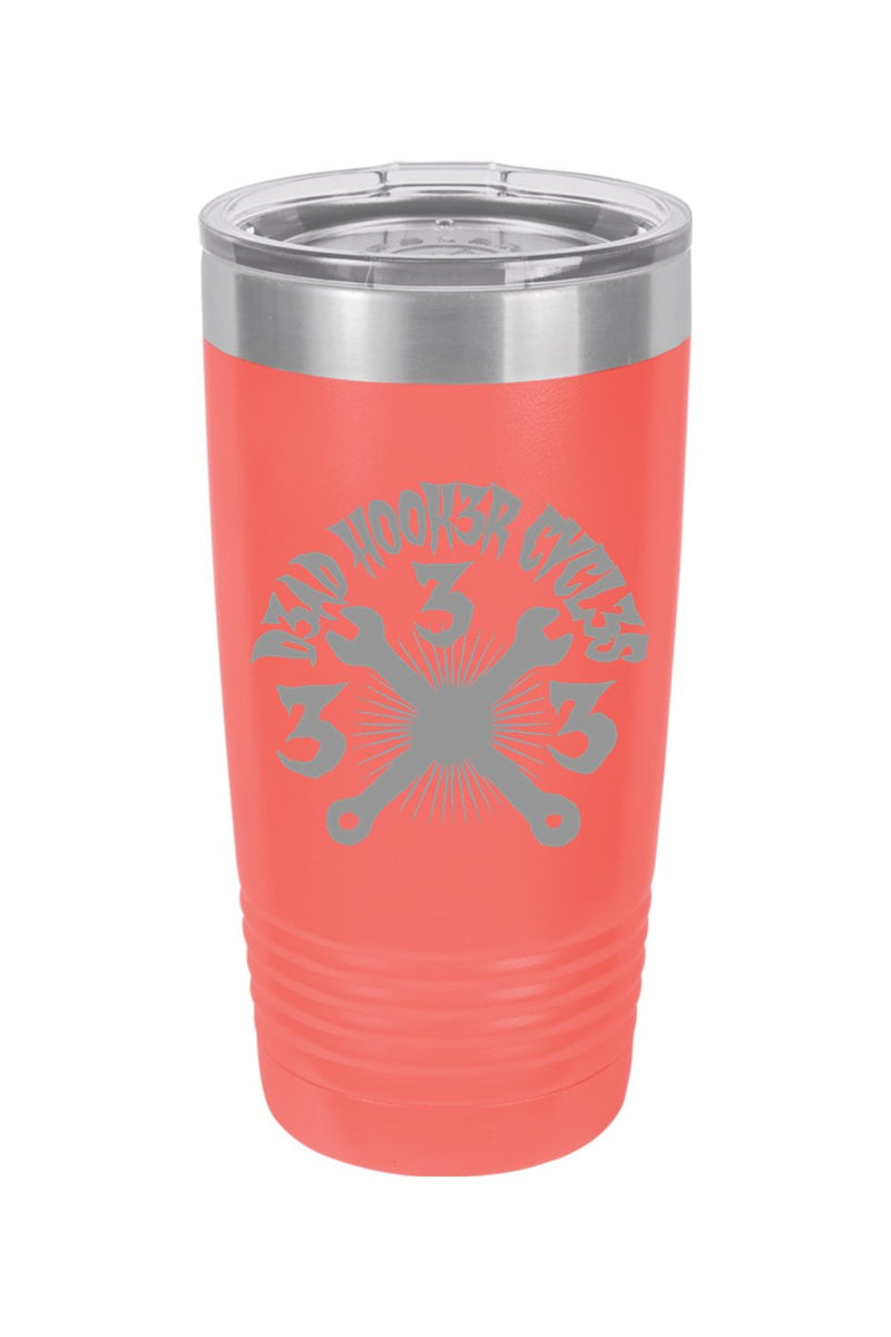 20oz Stainless Steel Tumbler "DHC 333" Engraved
