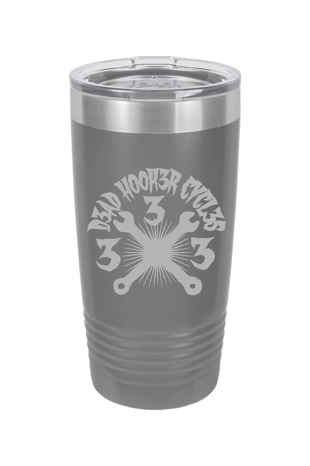 20oz Stainless Steel Tumbler "DHC 333" Engraved