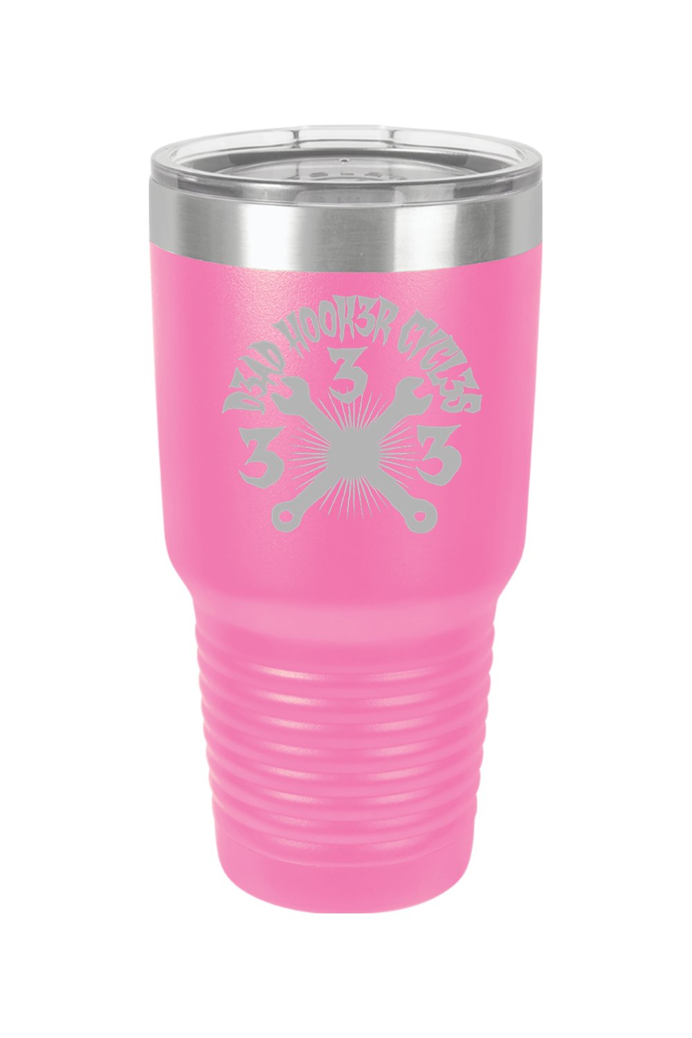 30oz Stainless Steel Tumbler "DHC 333" Engraved