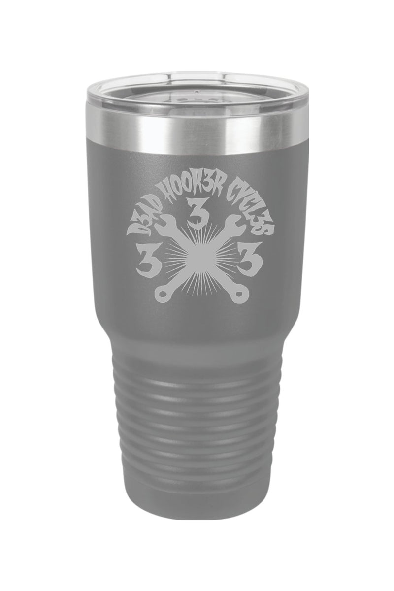 30oz Stainless Steel Tumbler "DHC 333" Engraved