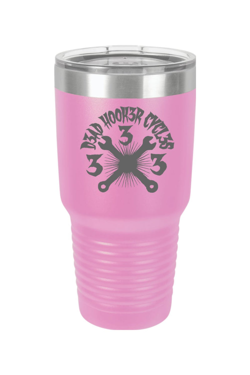 30oz Stainless Steel Tumbler "DHC 333" Engraved