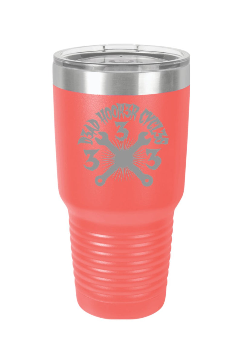 30oz Stainless Steel Tumbler "DHC 333" Engraved