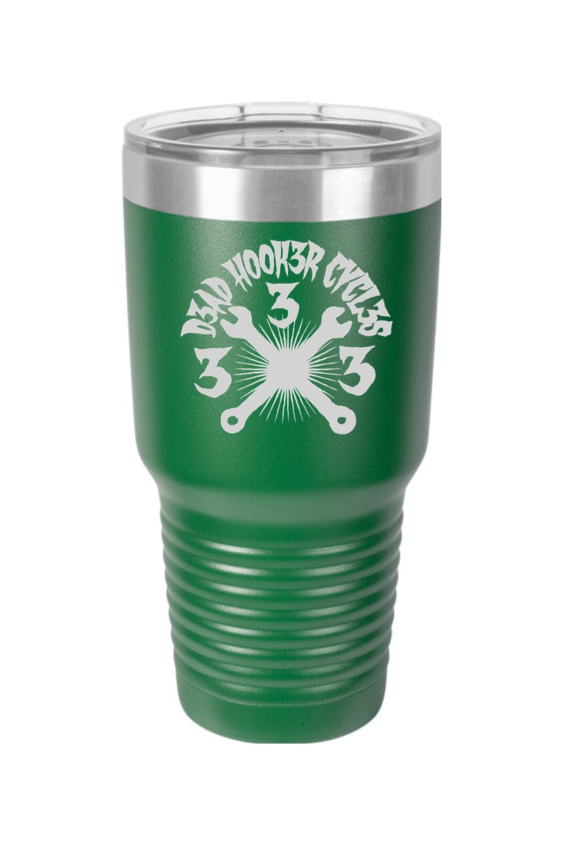 30oz Stainless Steel Tumbler "DHC 333" Engraved