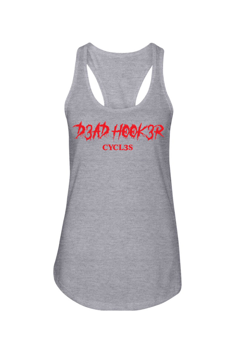 Next Level Ladies Racerback Tank "DHC RED-ORANGE" 01