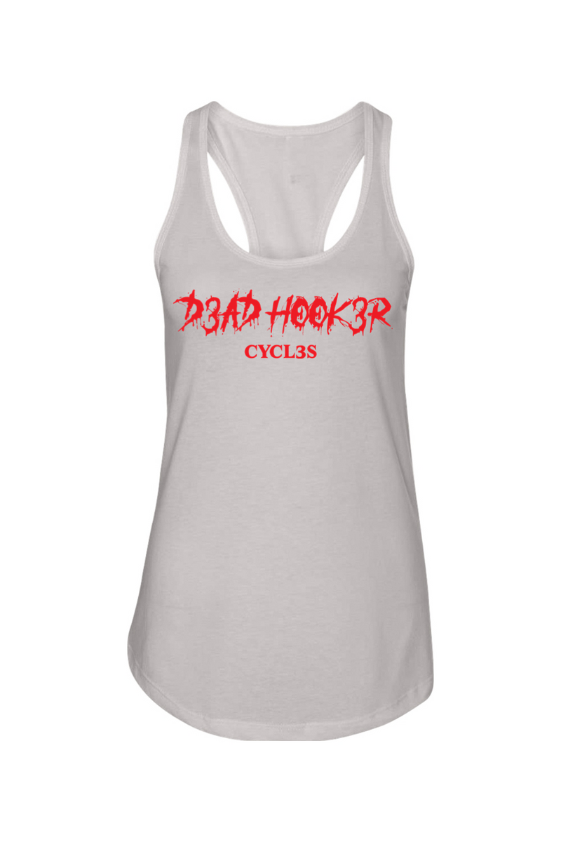 Next Level Ladies Racerback Tank "DHC RED-ORANGE" 01