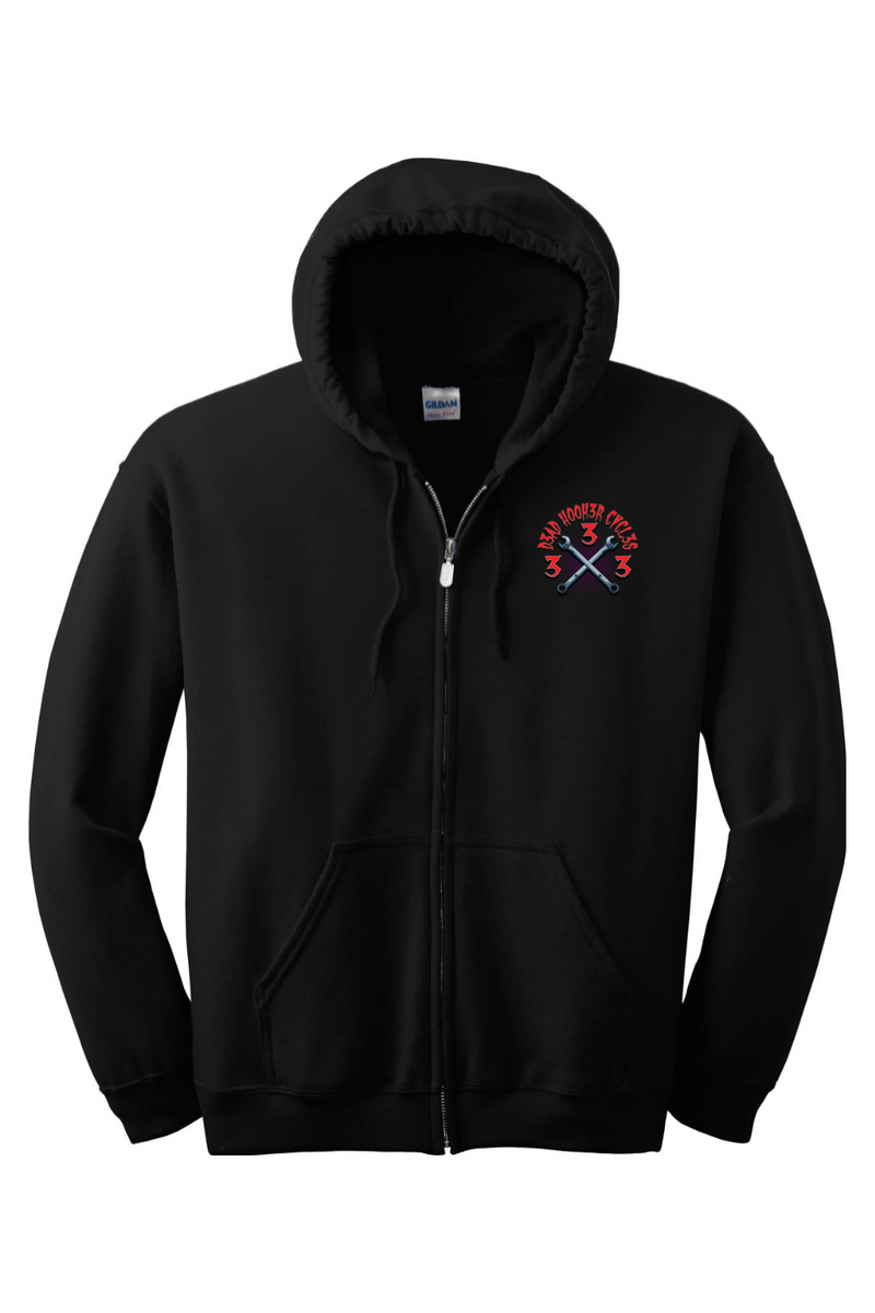 Gildan Heavy Blend Full-Zip Hooded Sweatshirt "DHC RIGHTEOUS"