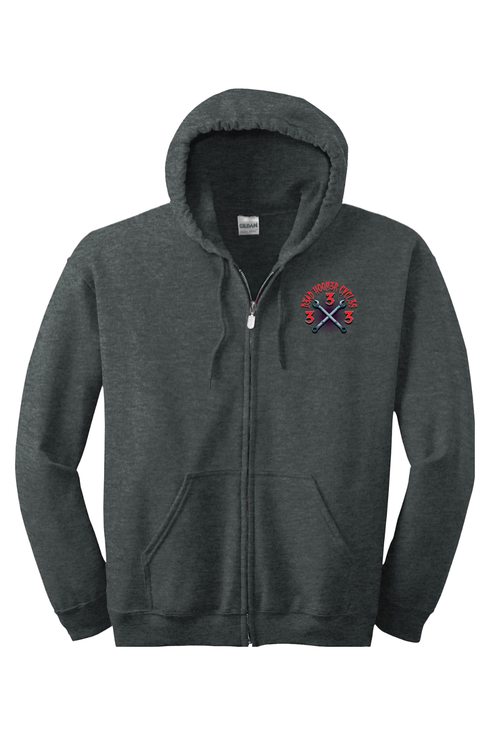 Gildan Heavy Blend Full-Zip Hooded Sweatshirt "DHC RIGHTEOUS"