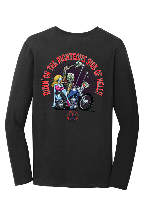 Gildan Softstyle Long Sleeve T-Shirt "DHC RIGHTEOUS"