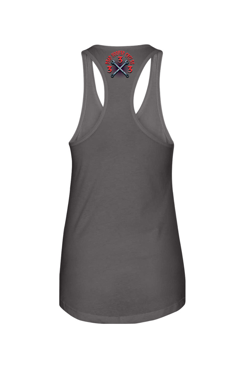 Next Level Ladies Racerback Tank "DHC RED-ORANGE" 01