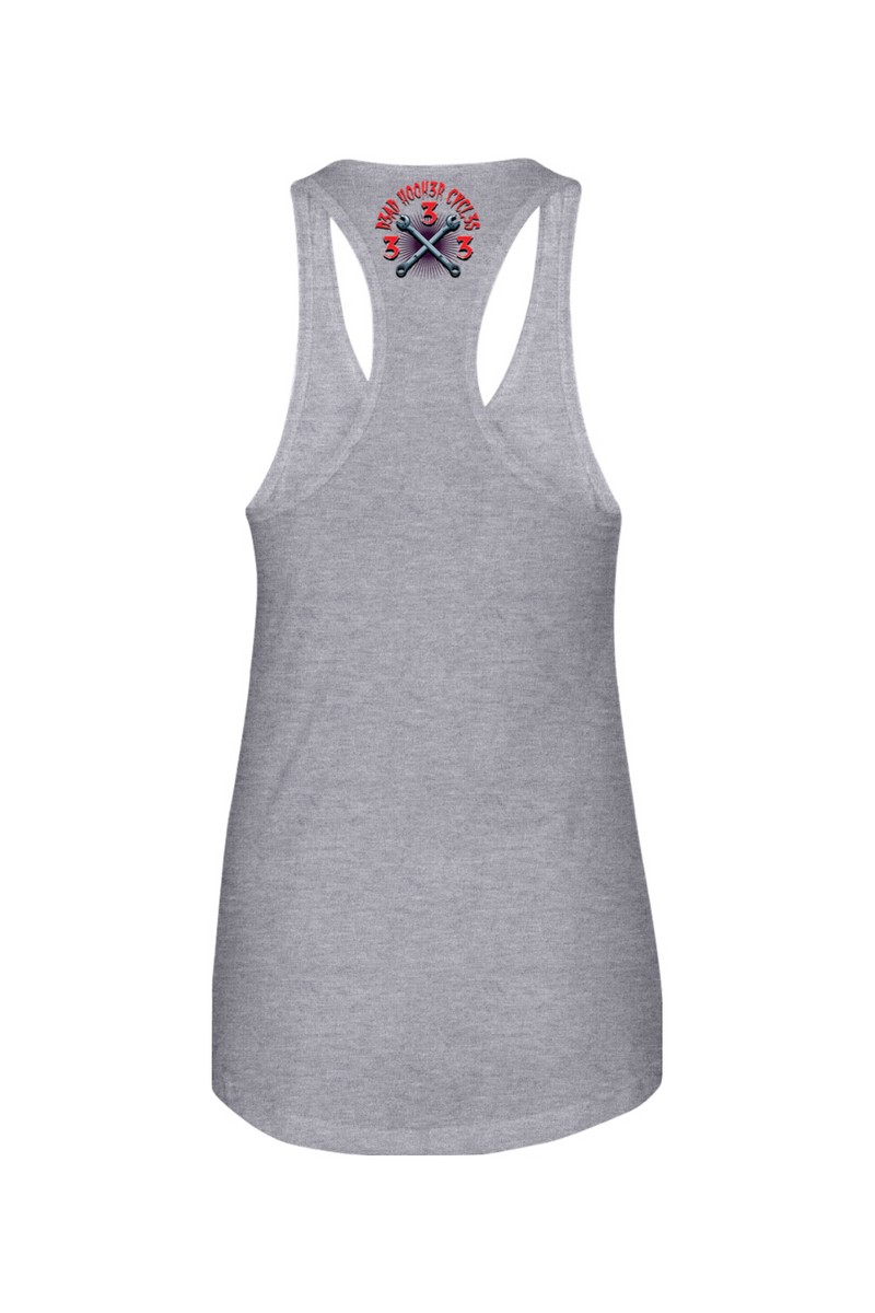 Next Level Ladies Racerback Tank "DHC RED-ORANGE" 01