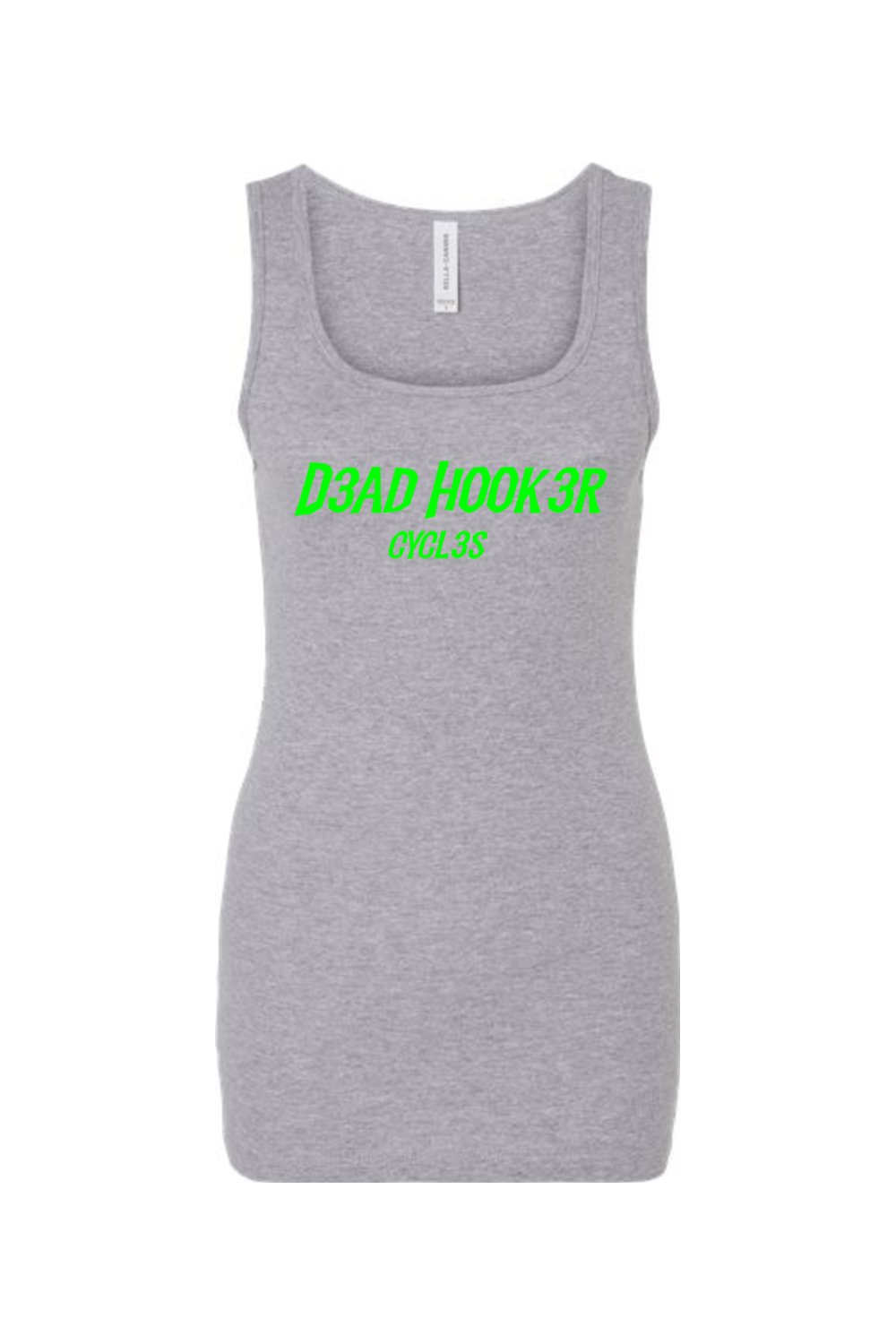 Bella + Canvas Women's Micro Rib Tank "DHC GREEN"