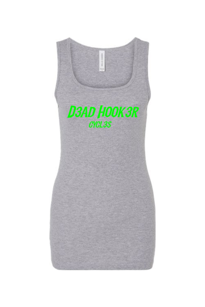 Bella + Canvas Women's Micro Rib Tank "DHC GREEN"