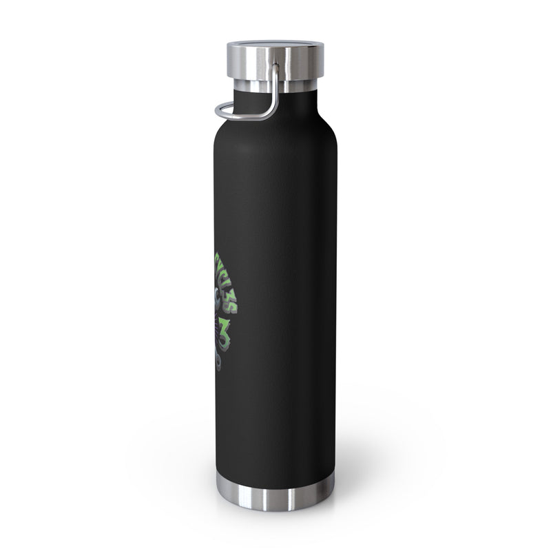 Copper Vacuum Insulated Bottle, 22oz "DHC 333 GREEN" - 1