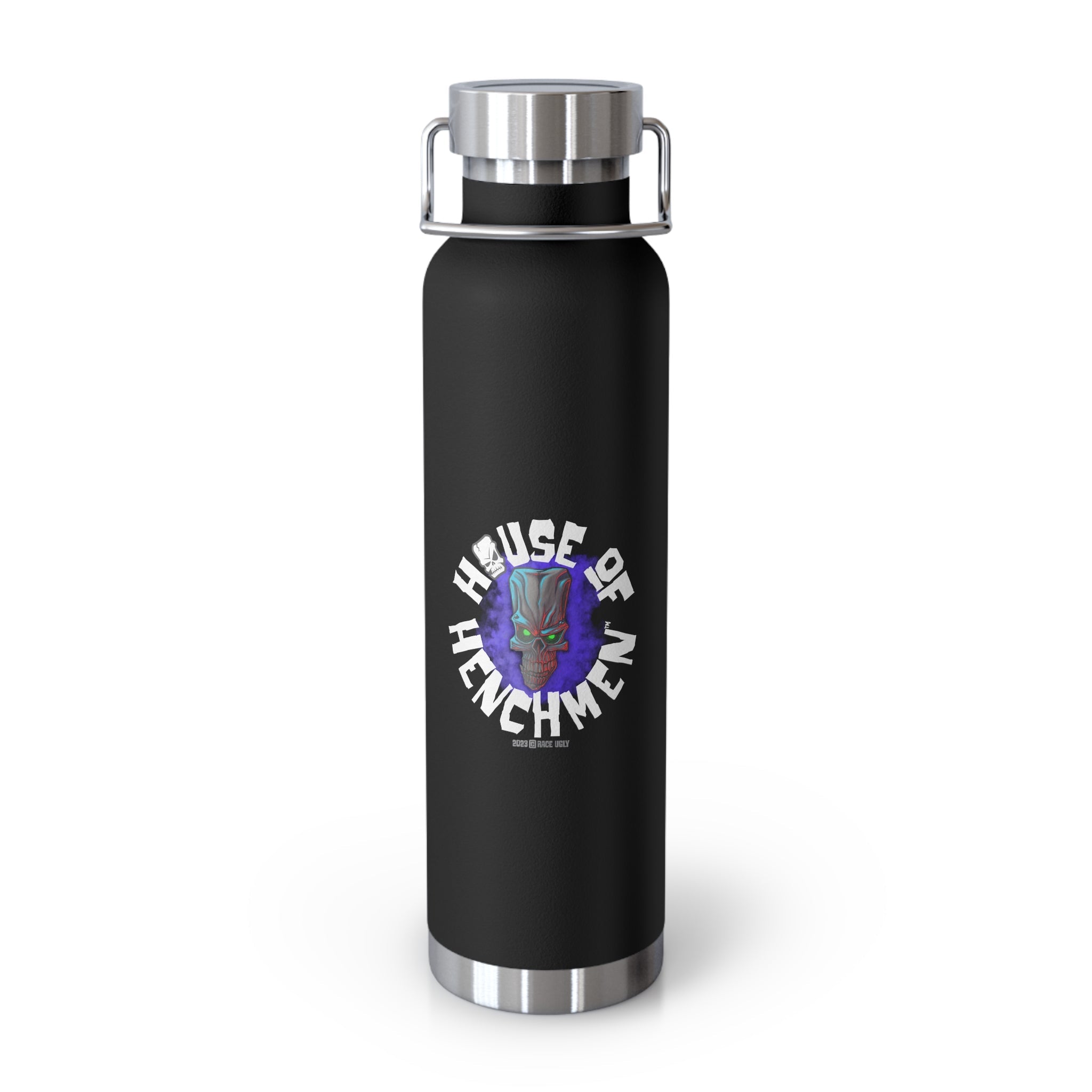 Copper Vacuum Insulated Bottle, 22oz "HOH FRANK" - 25