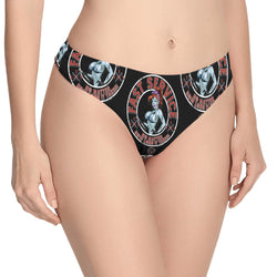 DHC-SERVICE-thong-Print Women's All Over Print Thongs (Model L30)