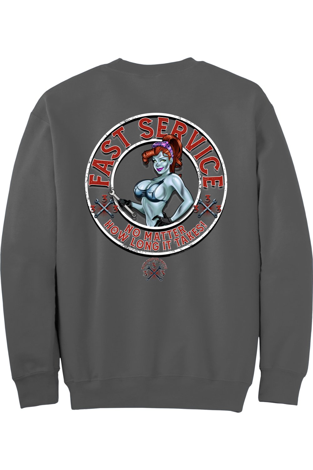 Gildan - DryBlend Crewneck Sweatshirt "DHC FAST SERVICE"