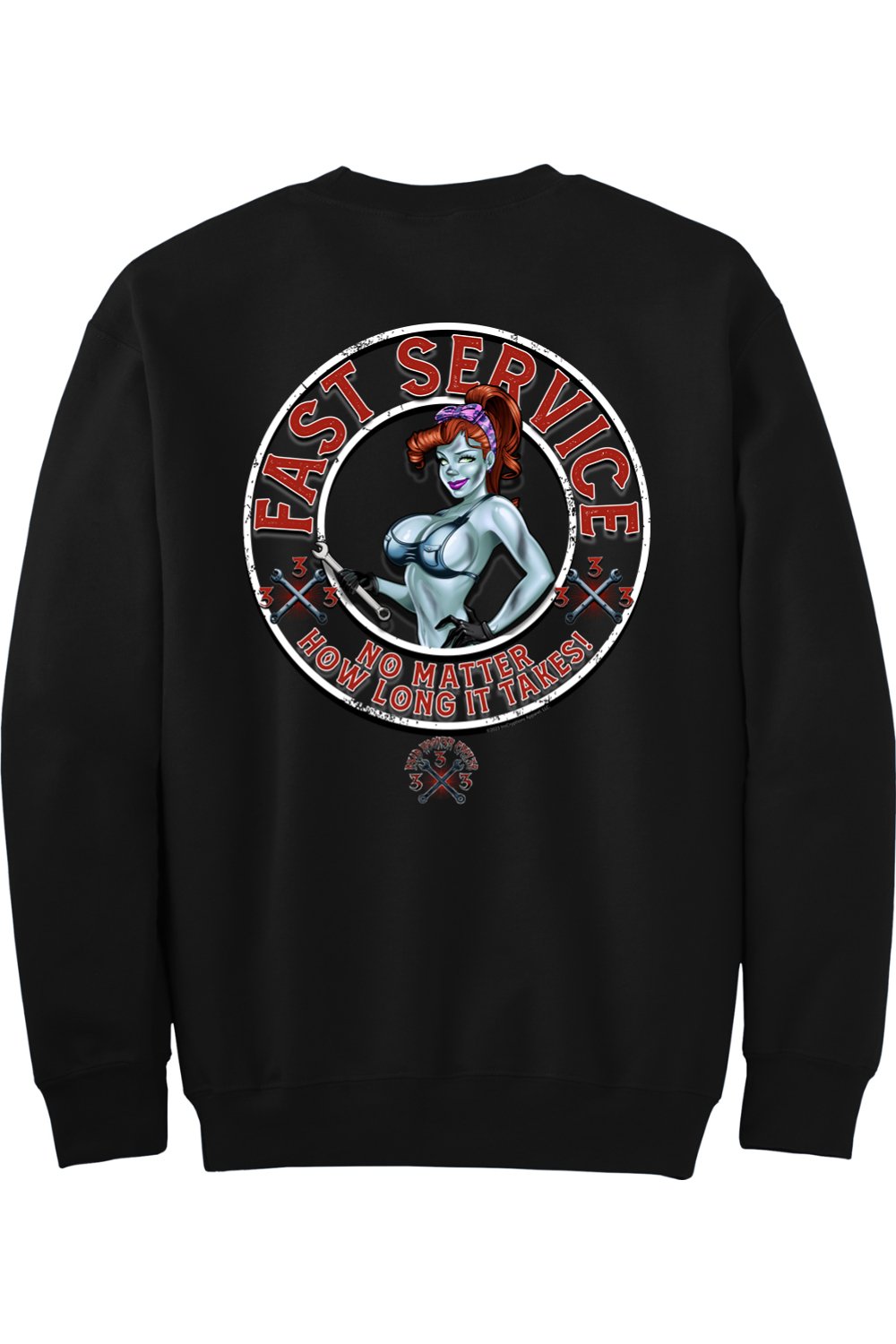 Gildan - DryBlend Crewneck Sweatshirt "DHC FAST SERVICE"