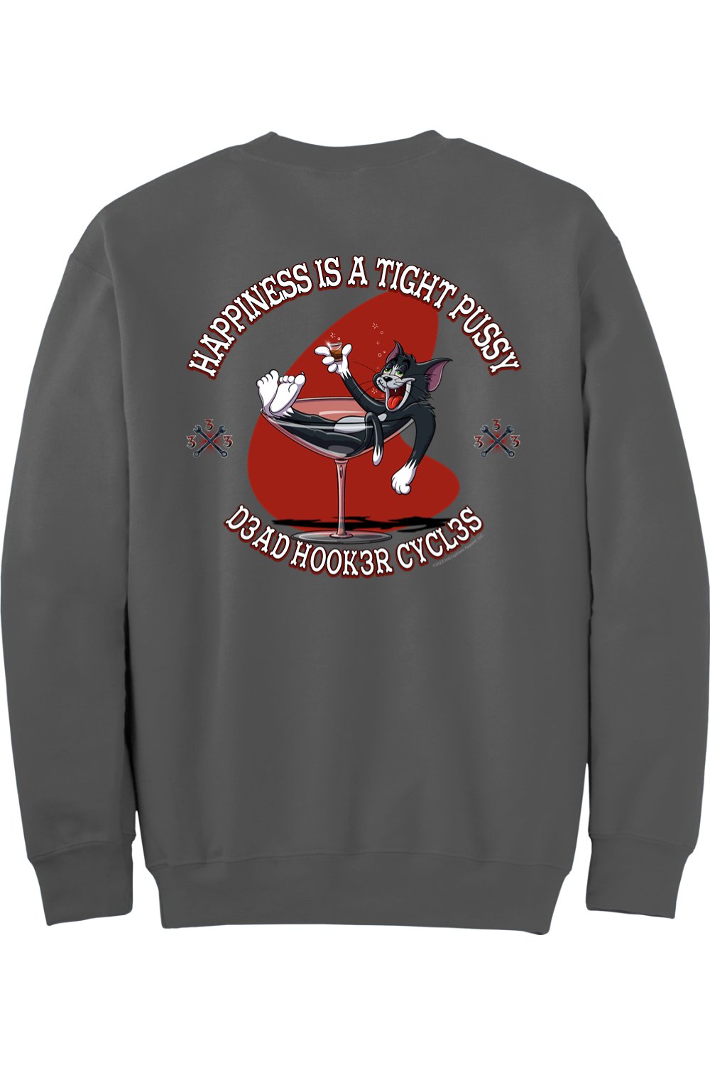 Gildan - DryBlend Crewneck Sweatshirt "DHC HAPPINESS"