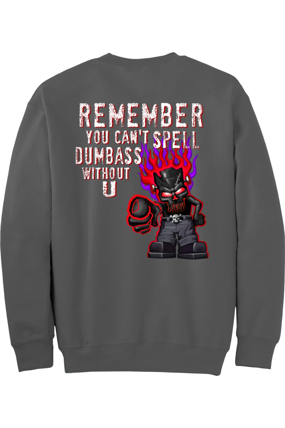 Gildan - DryBlend Crewneck Sweatshirt "RU DUMBASS"