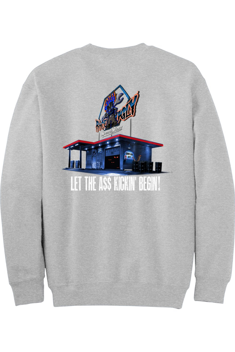 Gildan - DryBlend Crewneck Sweatshirt "RU GARAGE"