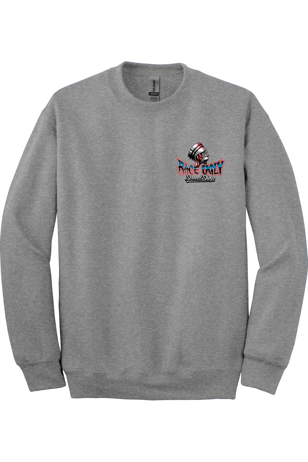 Gildan - DryBlend Crewneck Sweatshirt "RU GARAGE"