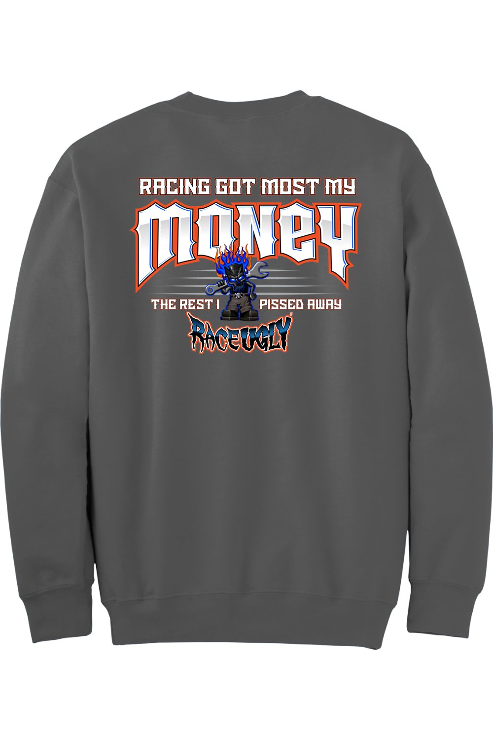 Gildan - DryBlend Crewneck Sweatshirt "RU MONEY"