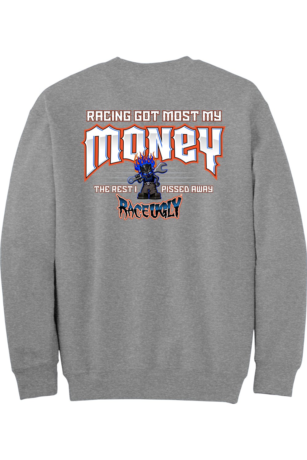 Gildan - DryBlend Crewneck Sweatshirt "RU MONEY"