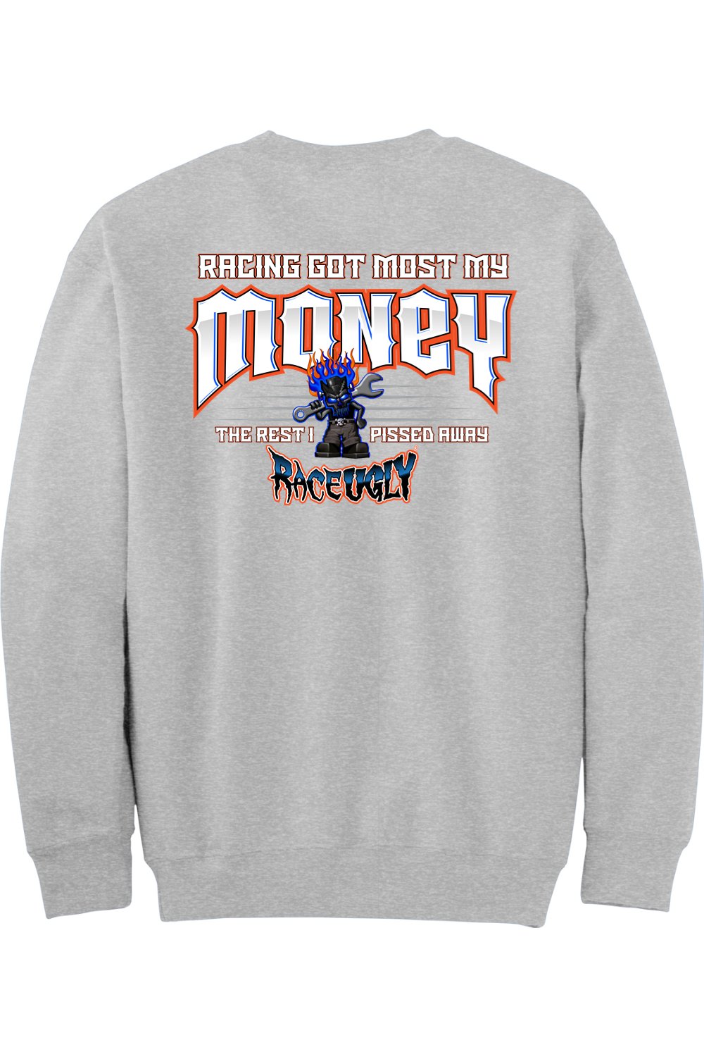 Gildan - DryBlend Crewneck Sweatshirt "RU MONEY"