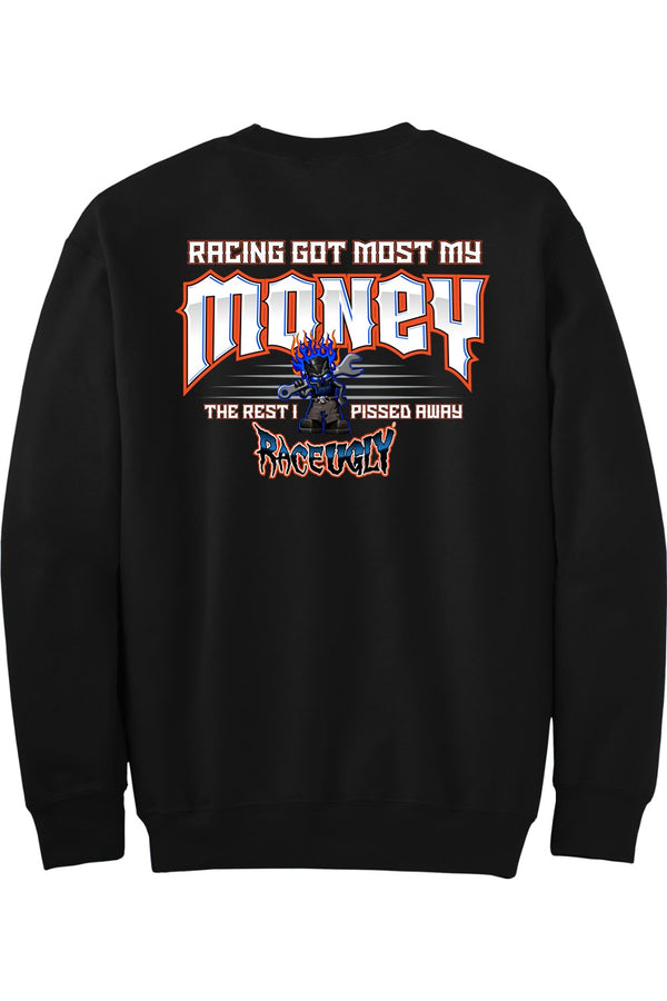 Gildan - DryBlend Crewneck Sweatshirt "RU MONEY"
