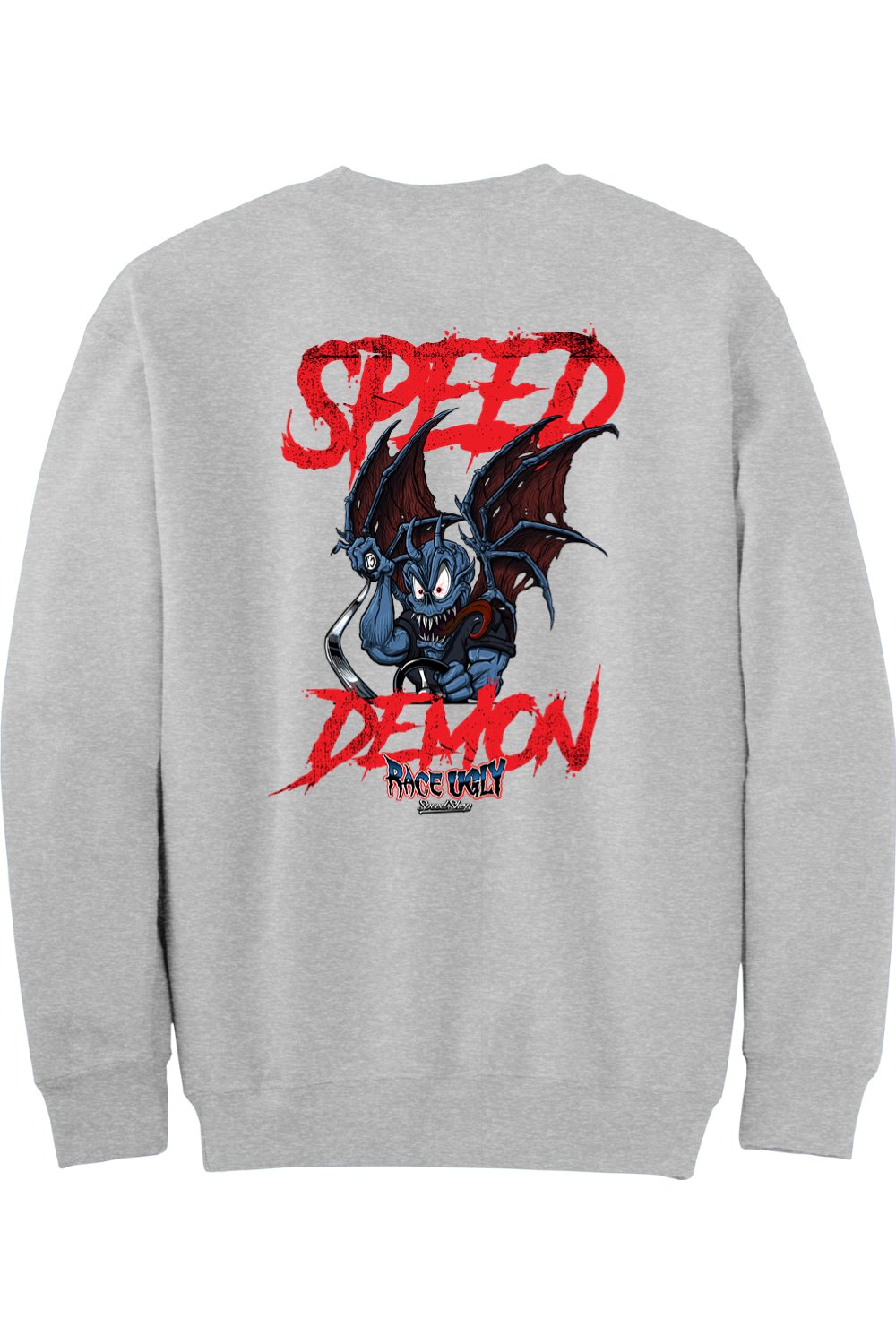 Gildan - DryBlend Crewneck Sweatshirt "RU SPEED DEMON"