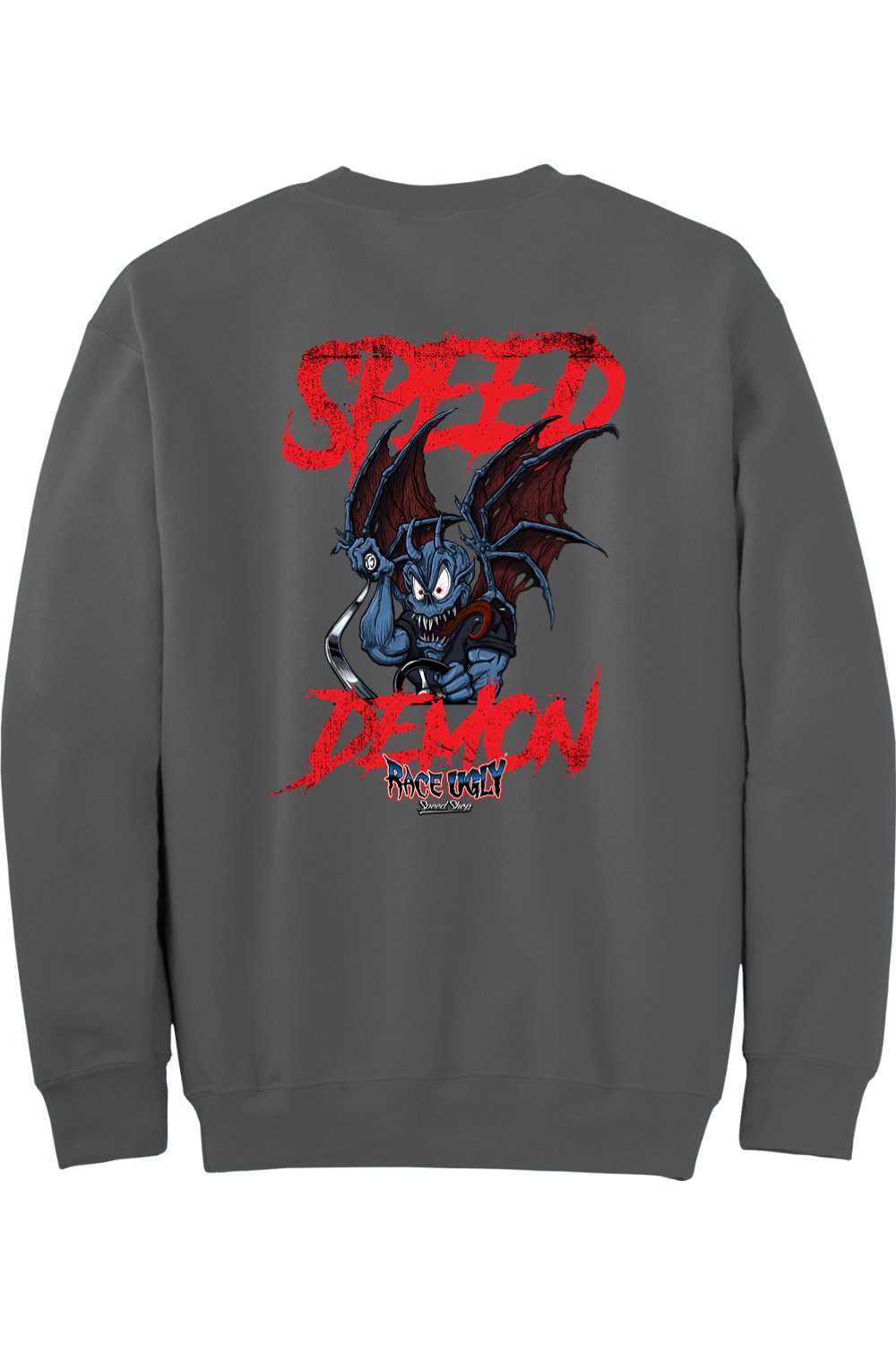 Gildan - DryBlend Crewneck Sweatshirt "RU SPEED DEMON"