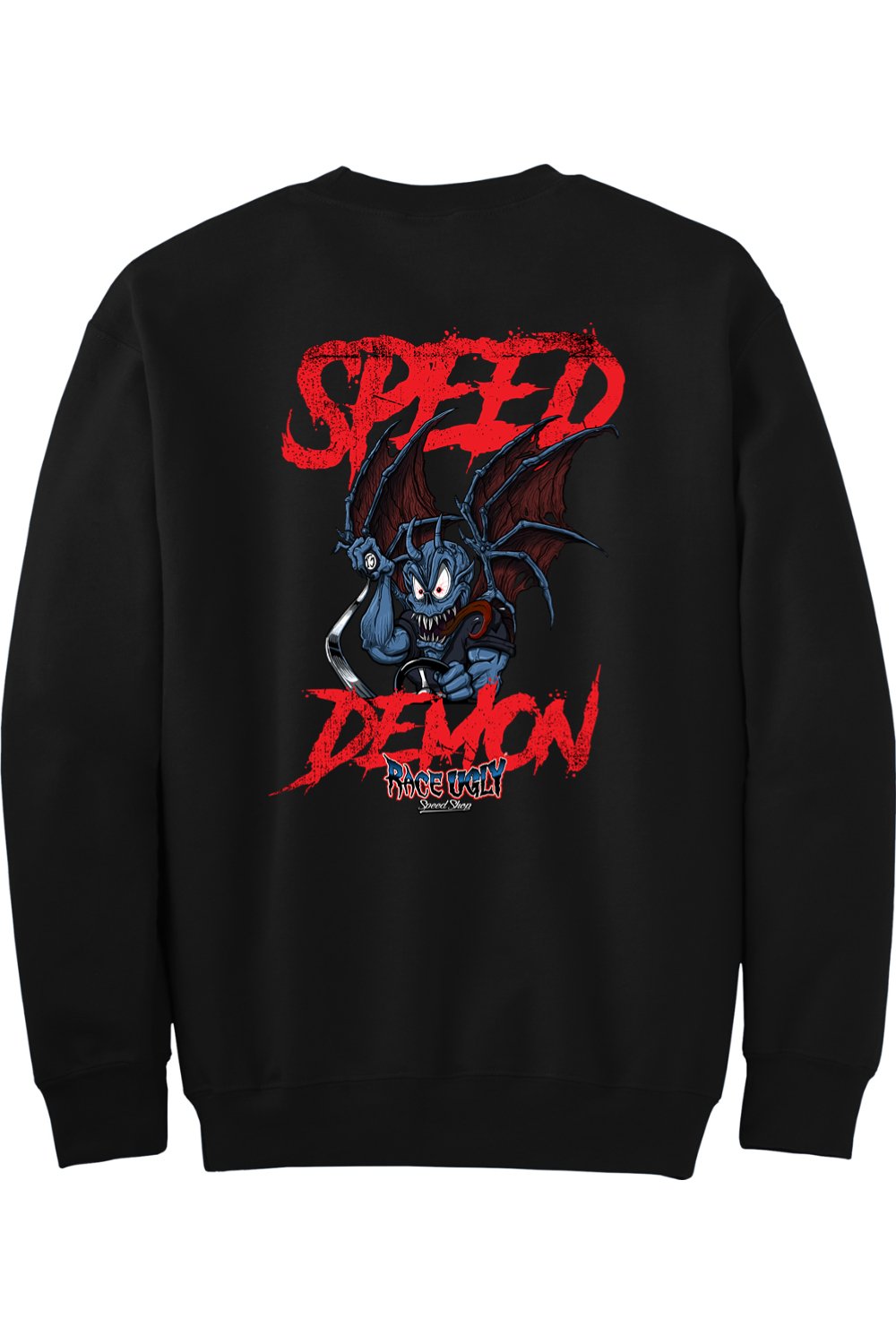 Gildan - DryBlend Crewneck Sweatshirt "RU SPEED DEMON"