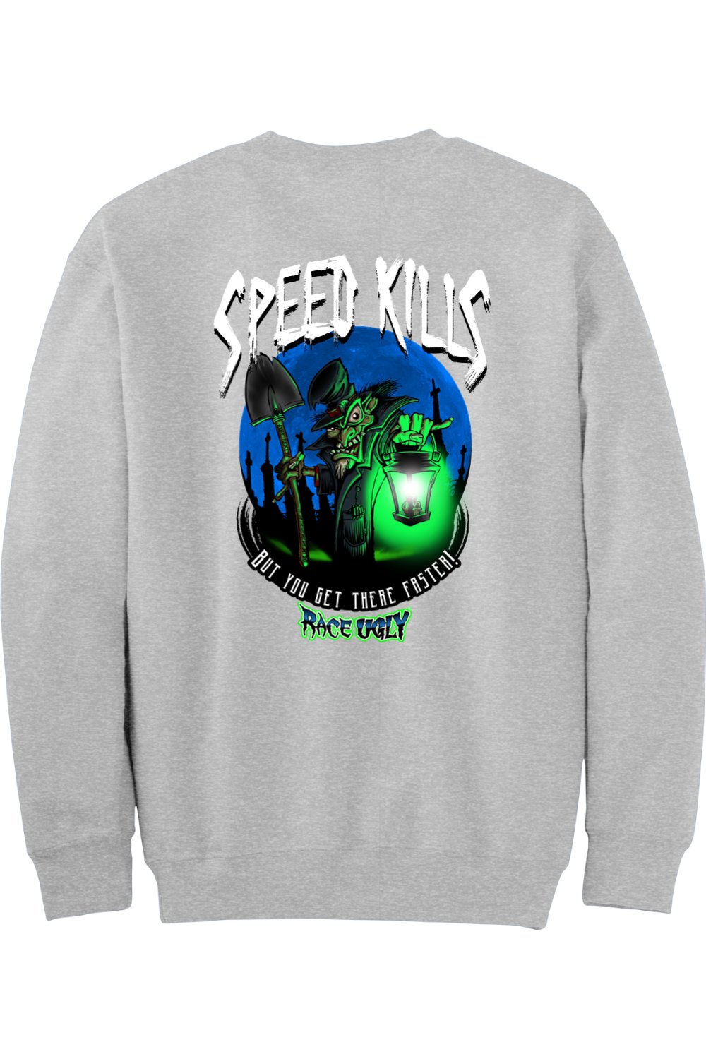 Gildan - DryBlend Crewneck Sweatshirt "RU SPEED KILLS"
