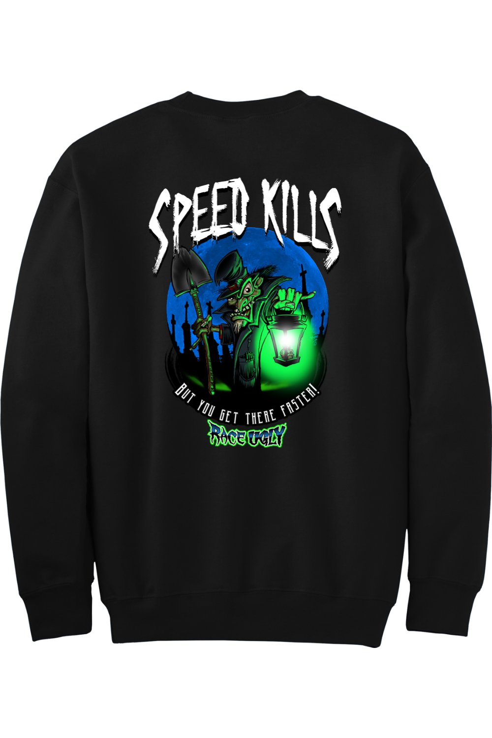 Gildan - DryBlend Crewneck Sweatshirt "RU SPEED KILLS"