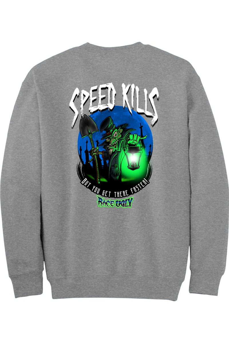 Gildan - DryBlend Crewneck Sweatshirt "RU SPEED KILLS"